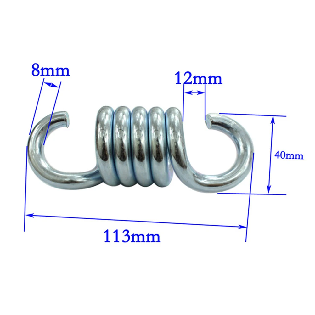 

Spring Hammock Chair Hanging Accessories Kit 650kg Weight Capacity Sturdy Steel Extension Spring Hammock Swing Chair