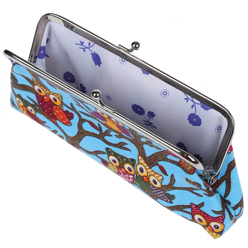 Cartoon Coin Purse Money Bag Wallet Owl Pattern | Багаж и сумки
