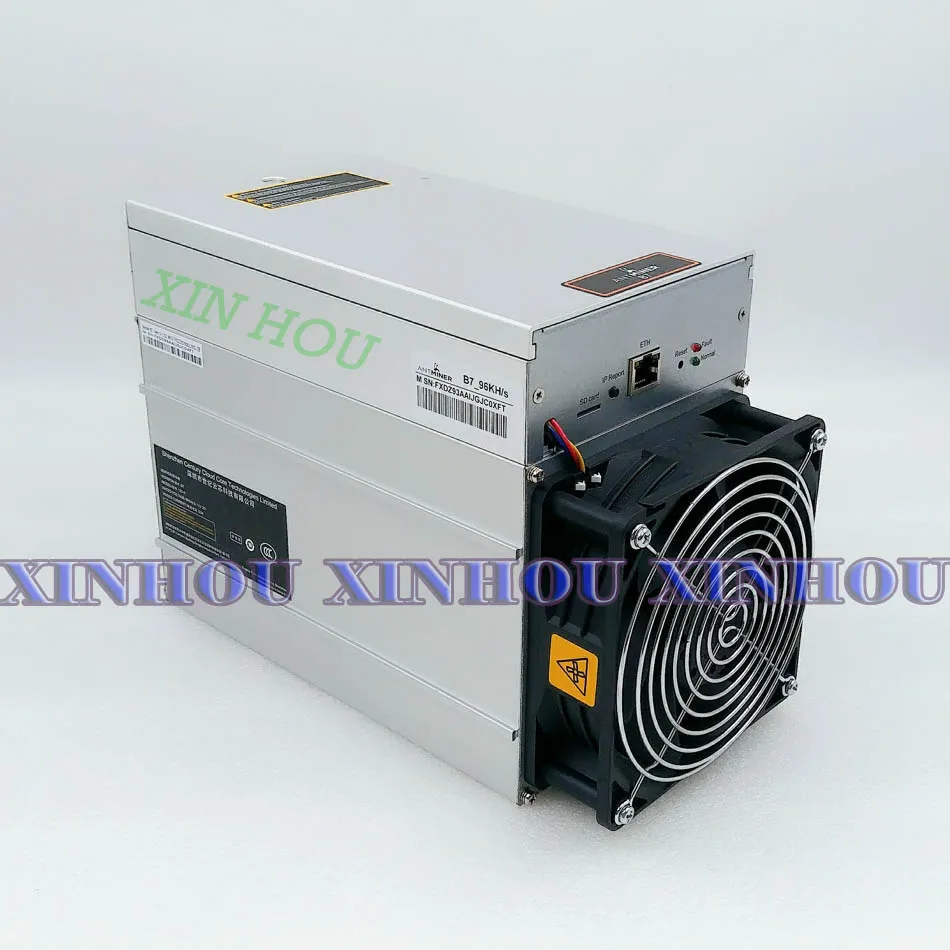 Майнер Asic Antminer B7 96KH/s 528 Вт Tensority BTM лучше чем antminer s9 S17 T17 Z9 Z11 T2T Whatsminer M3 M21s |