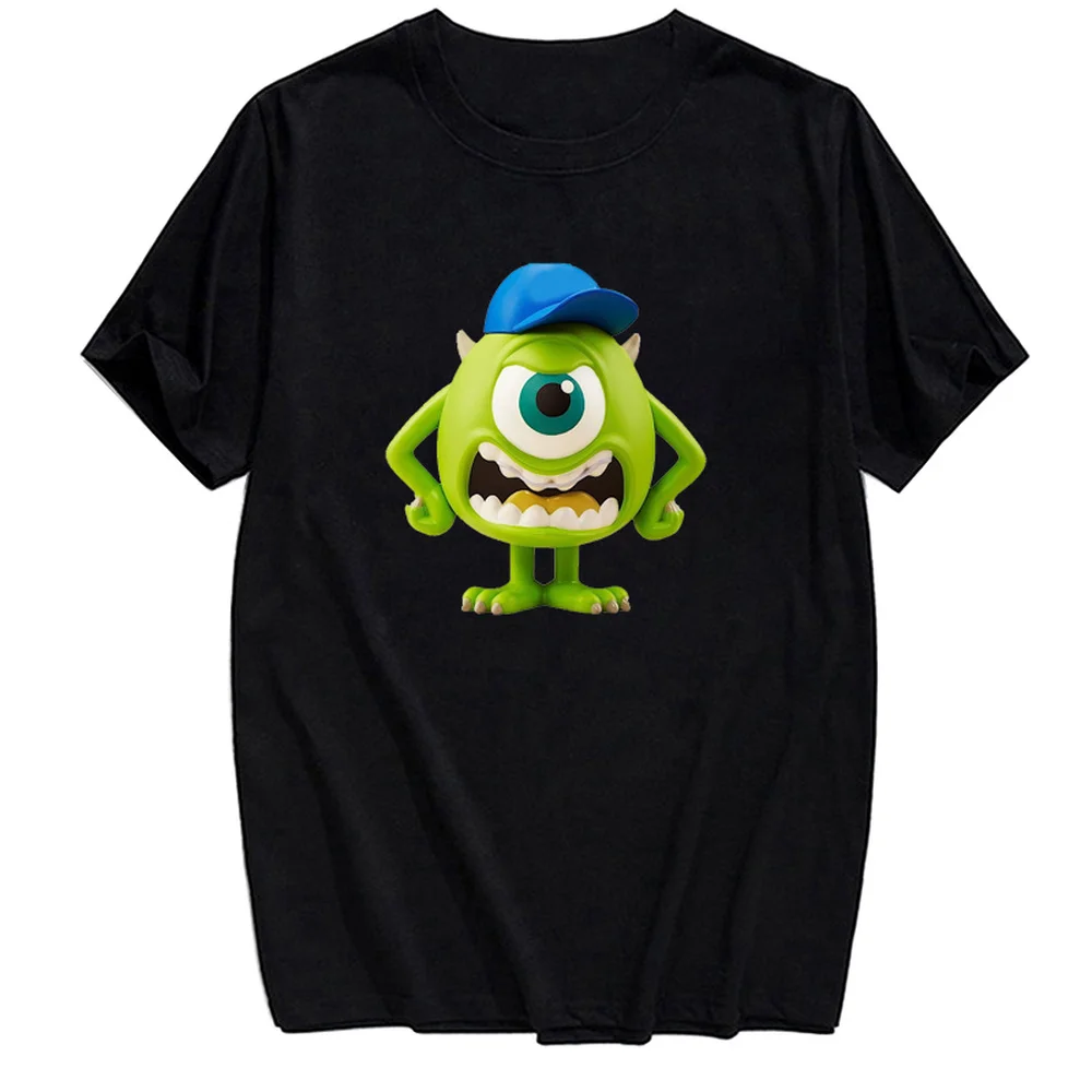 

CLOOCL Cartoon Funny Cotton T-shirt Fashion One-eyed Monster 3D Printed Casual T-shirt Men's for Women TShirts Hip Hop Tees Tops