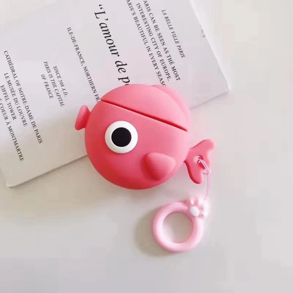 217U2 3D милый силиконовый чехол С КАКТУСОМ морковкой для Apple Airpods, чехол с Bluetooth, защитный чехол для наушников Airpods 2, чехол для Air pods - Цвет: 217U2