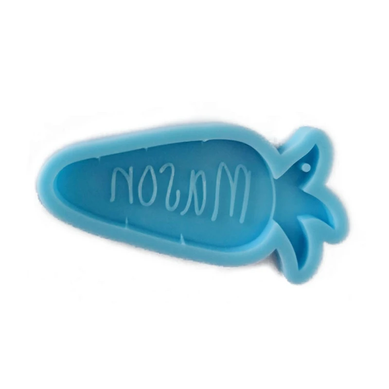 

Cute Carrot Pendant Resin Mold DIY Carrot Shaped Keychain Resin Casting Mold Carrot Resin Mold Jewelry Crafting Tools