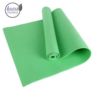 6 мм EVA коврики для йоги нескользящий пенопластовый коврик для фитнеса Пилатес для спортзала спортивные коврики экологичный матрас тренировочный коврик 173*60*0,6 см