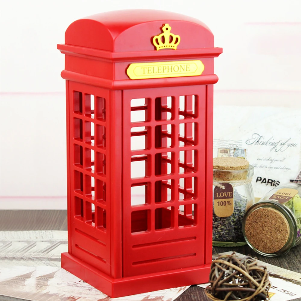 IVYSHION Настольный светильник регулируемый в стиле ретро лондонская телефонная