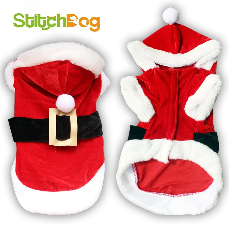 

Dog changing into pet clothes pet Christmas costumes Halloween costumes