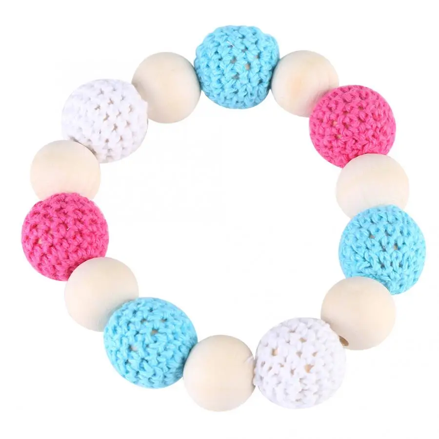 Деревянные детские кольца для прорезывания зубов детская игрушка аксессуары