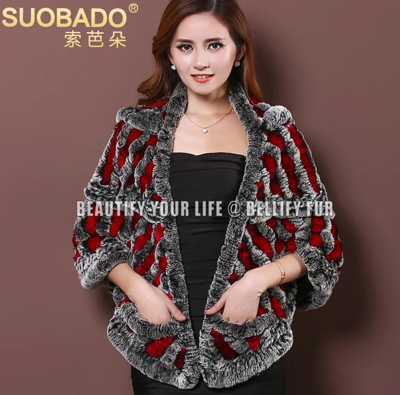 Европейский роскошный дизайнерский меховой шарф женский натуральный мех