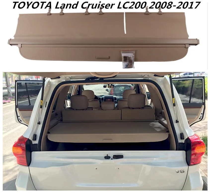 Защитный чехол для багажника TOYOTA Land Cruiser LC200 2008 2017 черный бежевый|Задние багажники