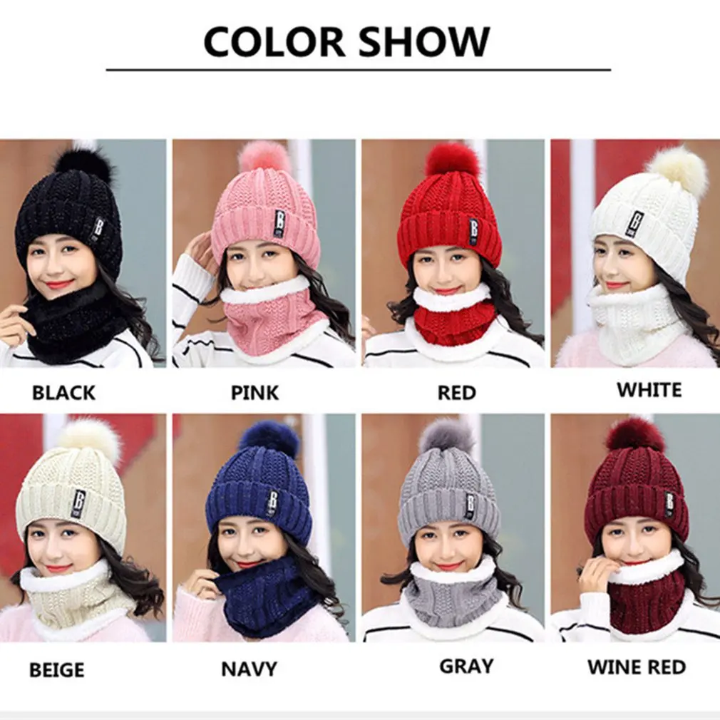 Новое поступление женских зимних Роскошные Настоящий мех кролика шапка и шарф