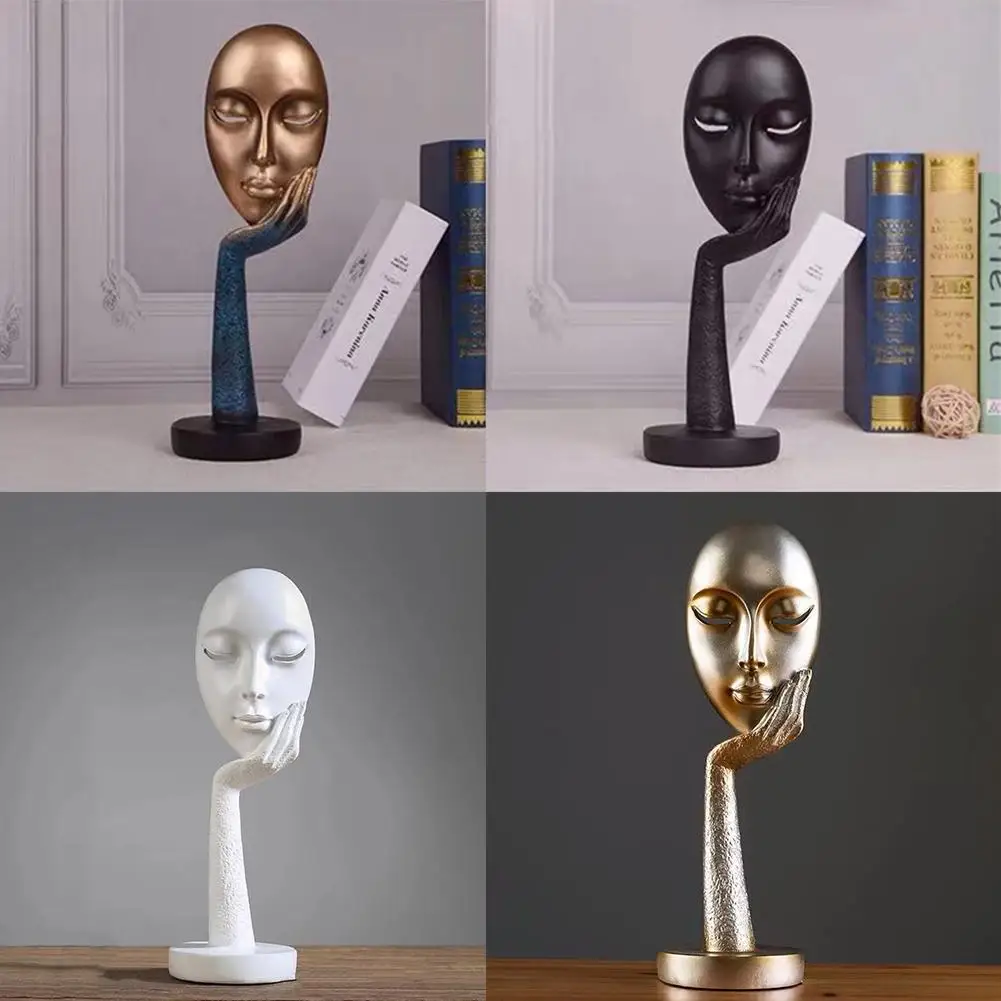 

Lady Face Meditator Abstract Art Sculpture Office Craft Ornament Home Decoration Desktop Decoration Crafts