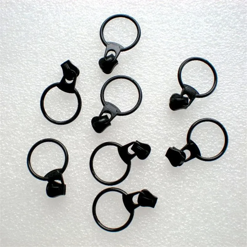 10 шт. полимерные застежки молнии тянуть кольцо карамельного цвета молния слайдер