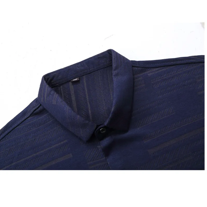 big size 8XL 7XL Brand shirt Summer Plaid Men Slim Fit Shirt Long Sleeve Casual Social Male high quality camisa masculina | Мужская