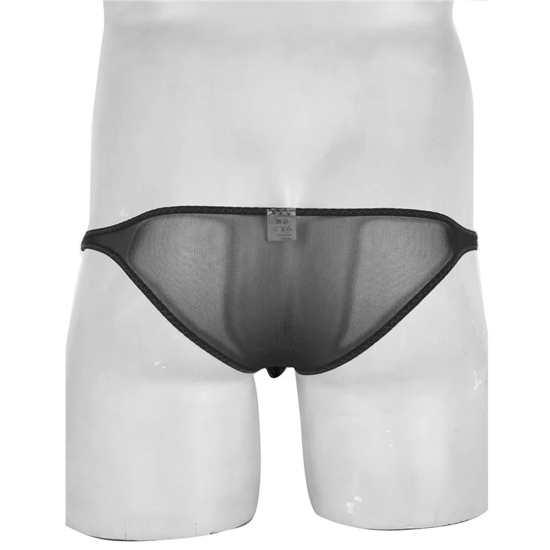 Мужские стринги Сетчатое прозрачное Прозрачное нижнее белье низкая талия