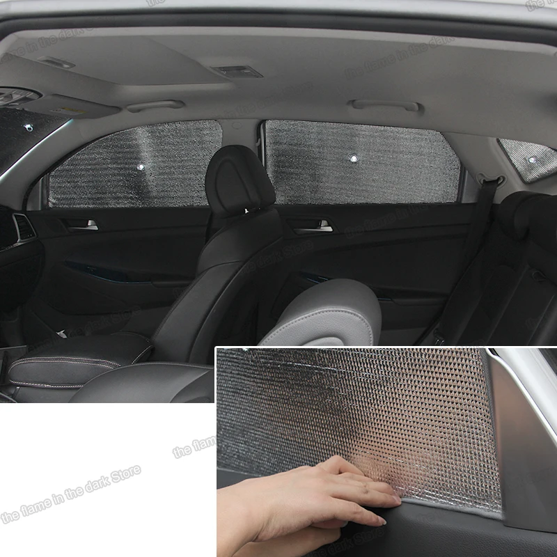 

Lsrtw2017 Aluminum Foil Car Window Dashboard Sun Shade Mat for Hyundai Tucson 2015 2016 2017 2018 2019 2020 Heat Insulation