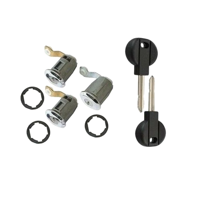 Цилиндр замка автомобильной левой и правой двери с 2 ключами для Citroen Berlingo XSARA Picasso