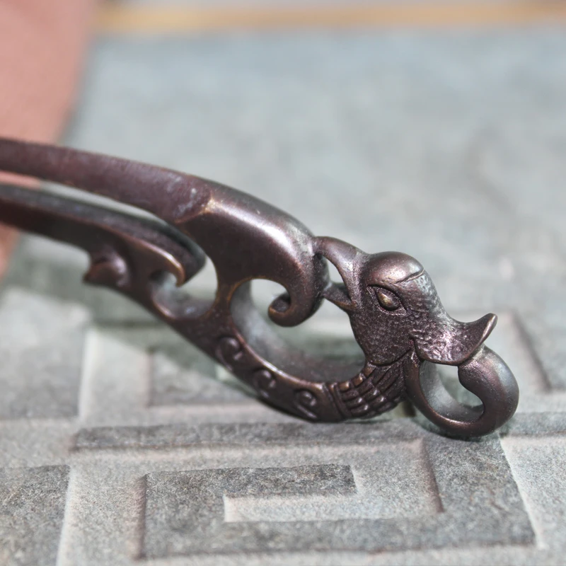 

Tea Part Handmade Copper Tea knife Tea needle Tea Ceremony Iron pot pure Copper Ornaments