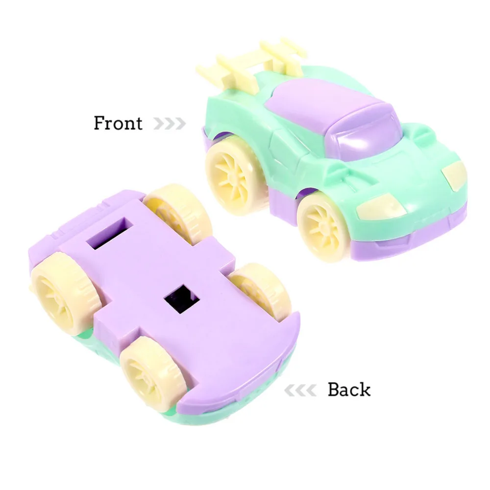 

6pcs Friction Powered Back Car Toys Cartoon Car Toys for Kids Toddlers