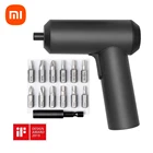 Электрическая отвертка Xiaomi Mijia, Электрическая отвертка с крутящим моментом 3,6 В, 2000 мАч, 5 нм, с 12 шт. насадок для винтов S2, бытовые инструменты