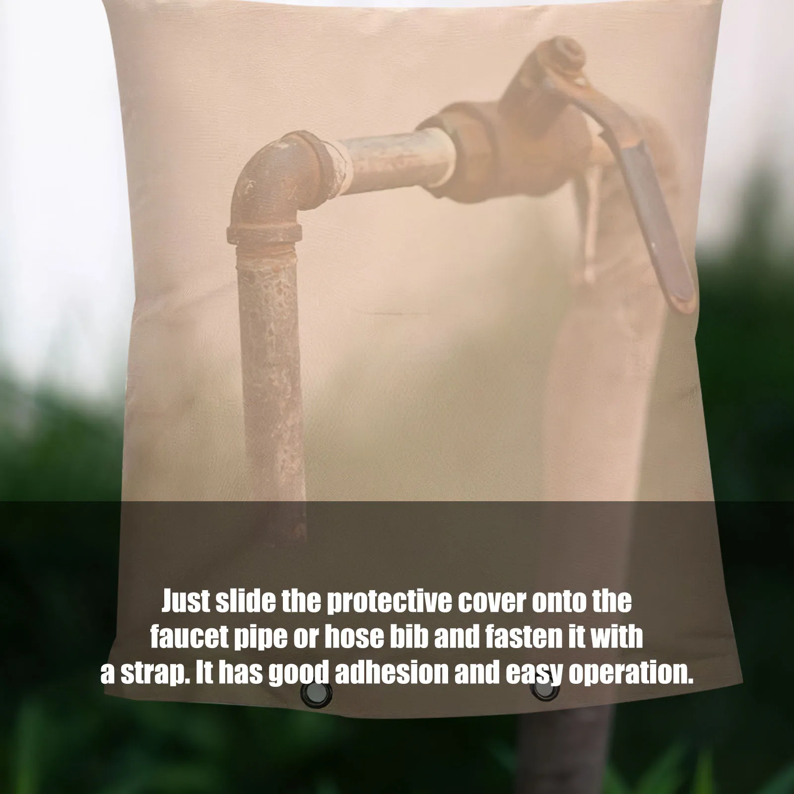 

Reusable Winter Faucet Sock Tear-Resistant Waterproof Outside Garden Faucet Socks Antifreeze Insulated Long Water Faucet Cover