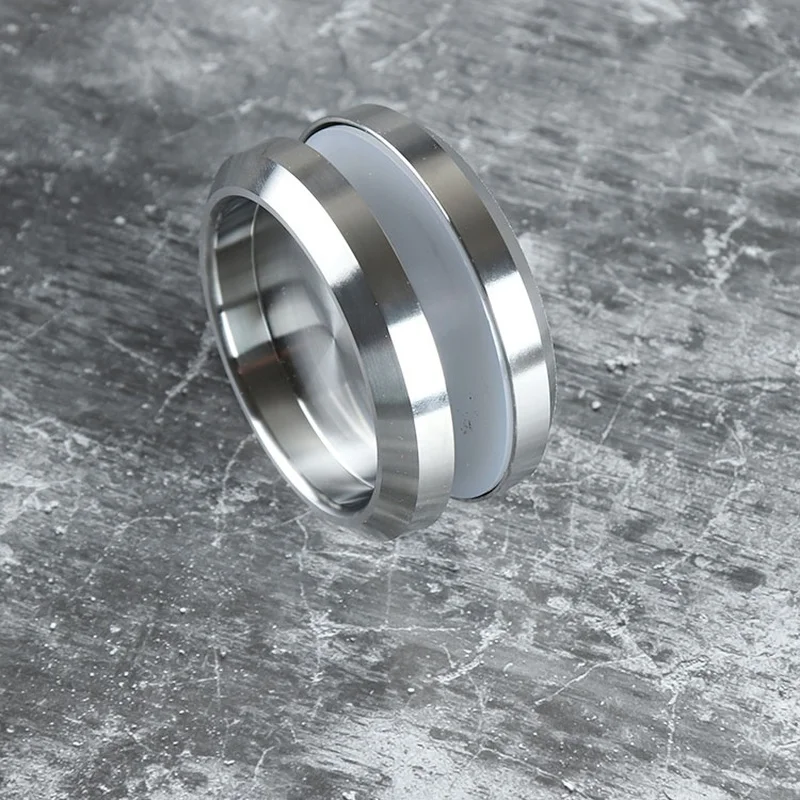 Стеклянная Ручка двери из нержавеющей стали 68 мм внутри и снаружи двойная ручка