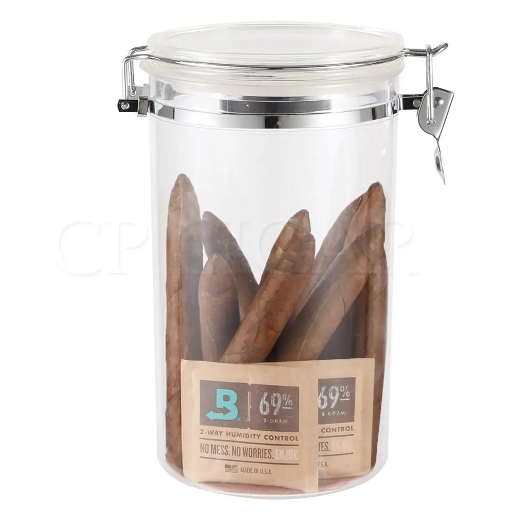 GALINER трубка для сигар прозрачная пластиковая коробка путешествий Humidor наружная