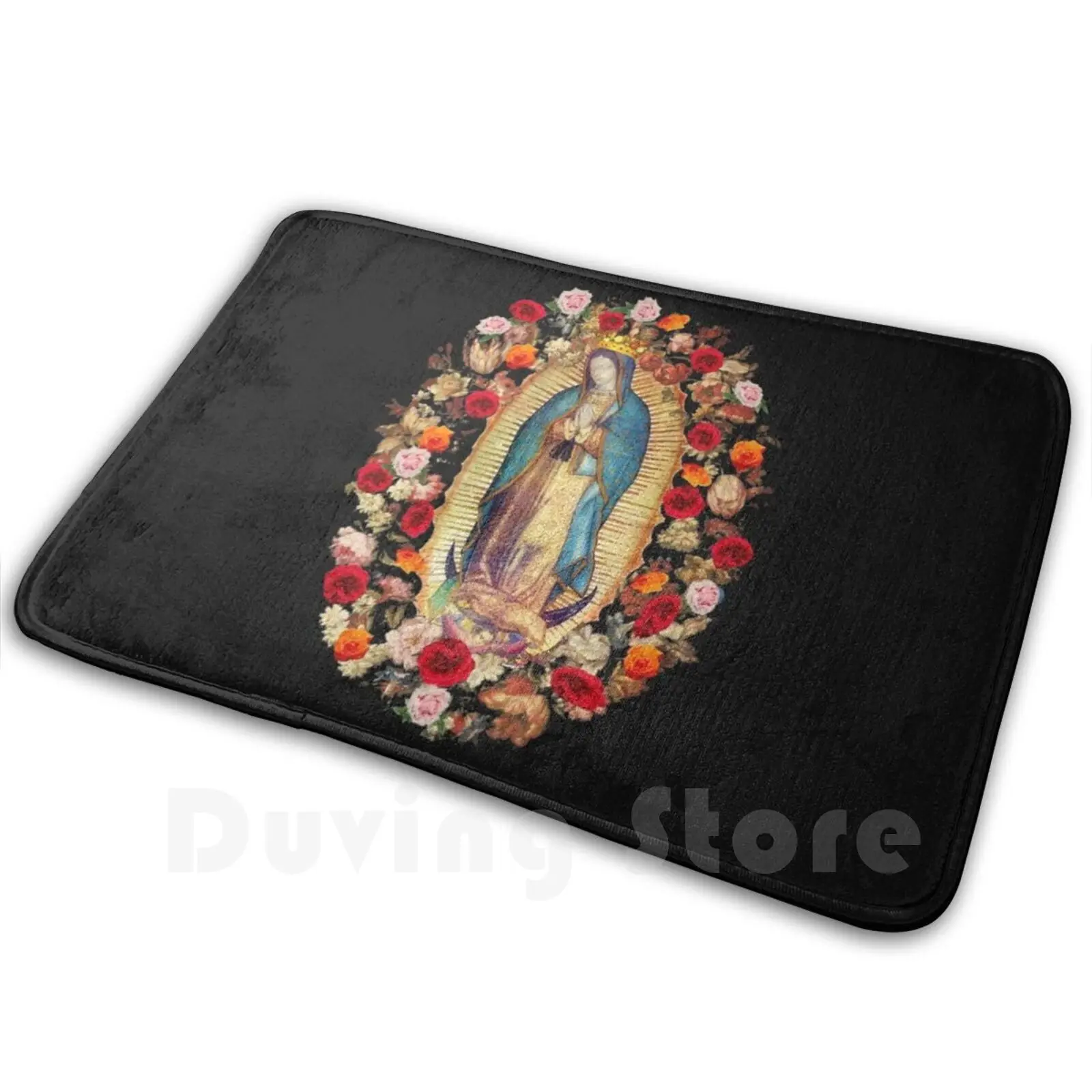 

Our Lady Of Guadalupe Virgin Mary Mexico Mexican Mat Rug Carpet Anti-Slip Floor Mats Bedroom Guadalupe Our Lady Of Guadalupe