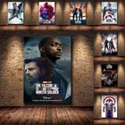 Постер на холсте с изображением сокола и зимнего солдата, хит американского сериала Супергерои, картина, настенная живопись, Куадрос