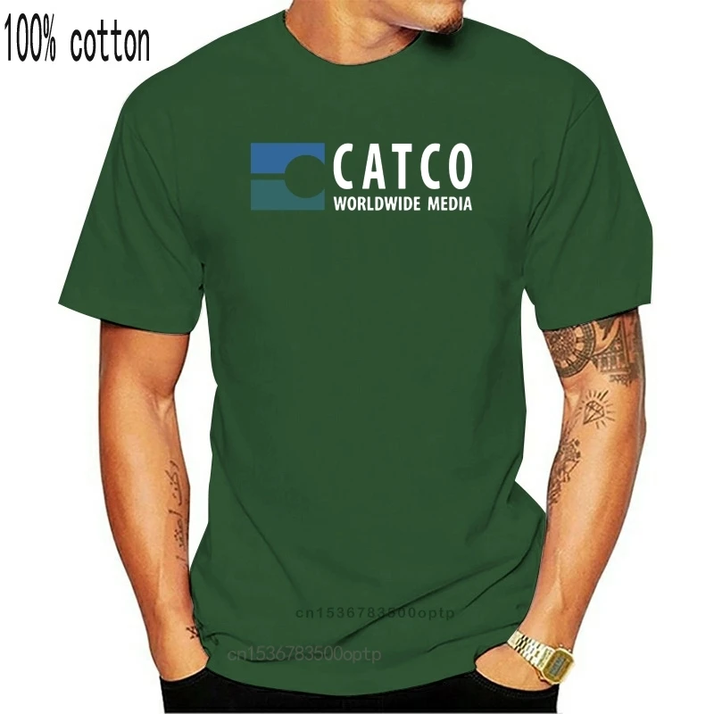 Черная футболка CatCo с логотипом всемирно известных СМИ кот Грант Кара данверс