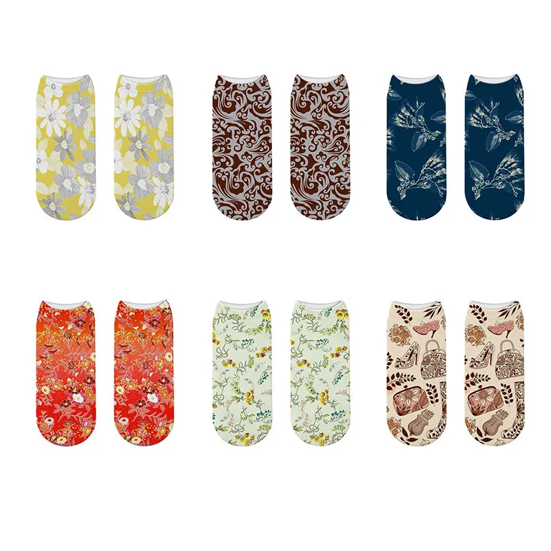 

Novelty Cow Print Short Socks for Men Women Funny Crazy Casual Cute Cool Colorful Fancy Cotton Athletic Ankle Socks