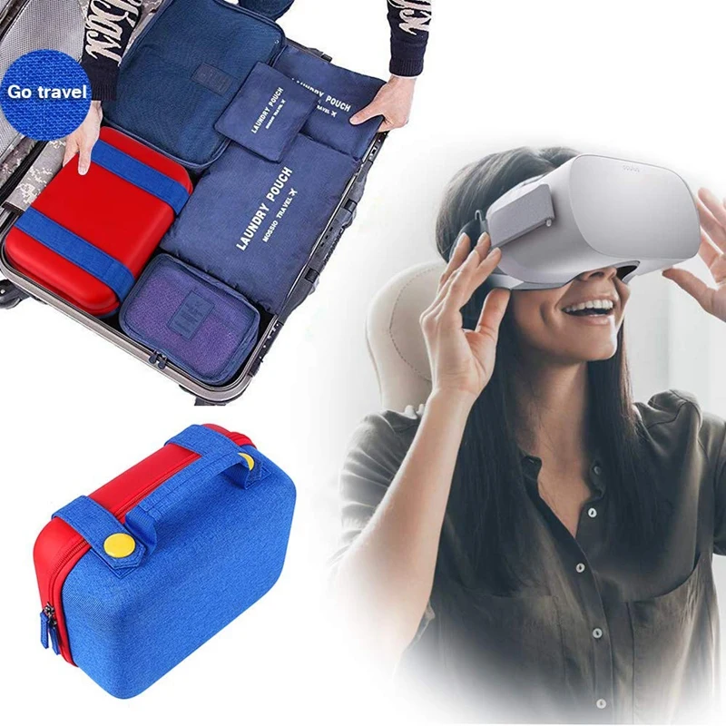 Hot 3C-New Stylish Travel Handheld Carrying Bag Cover Box Case For Oculus Go VR Headset/Samsung Gear Headset Remote Controlle |