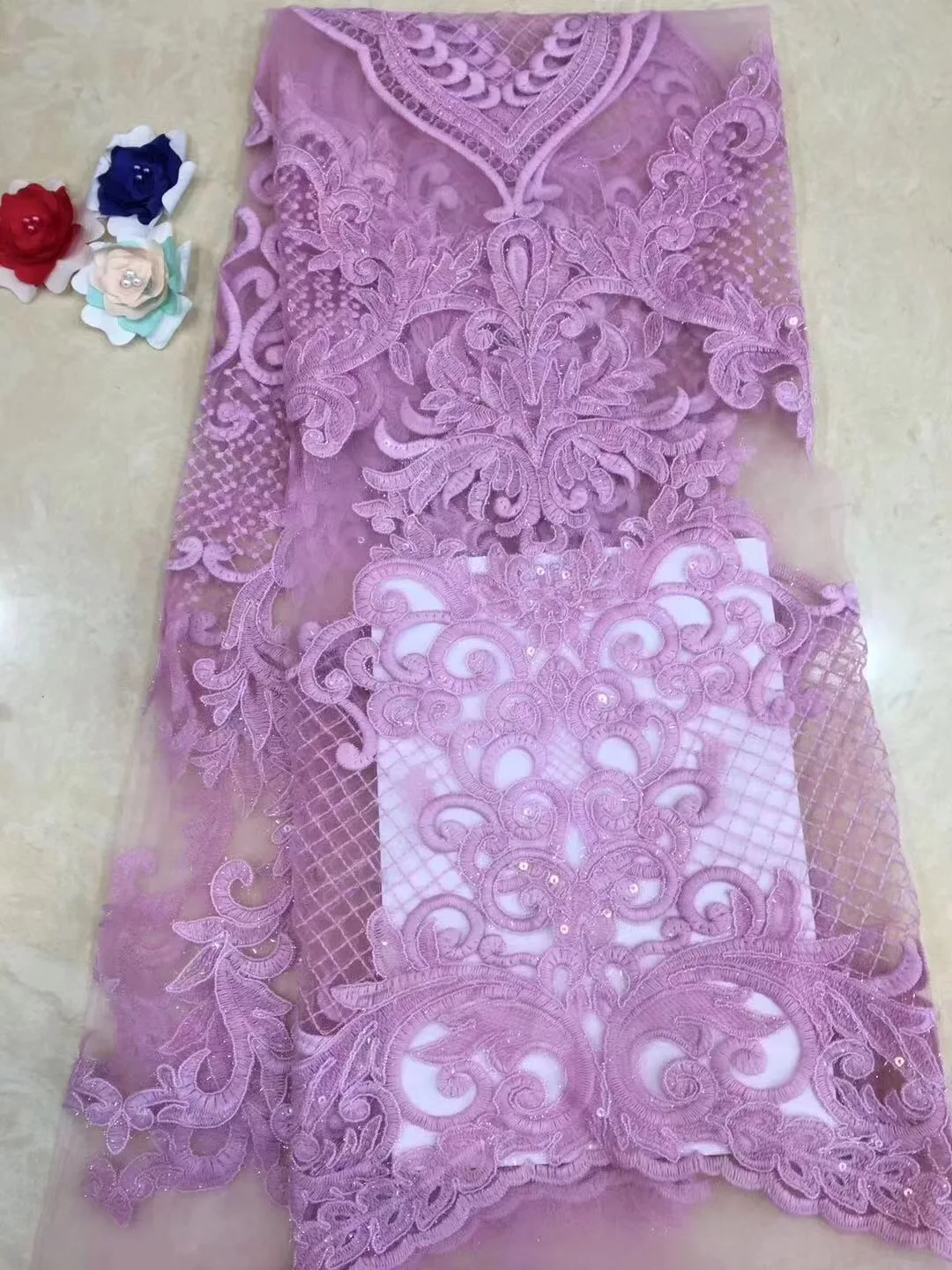 

2019 Высококачественная нигерийская африканская кружевная ткань/гипюровая сетчатая кружевная ткань для свадебного платья D35