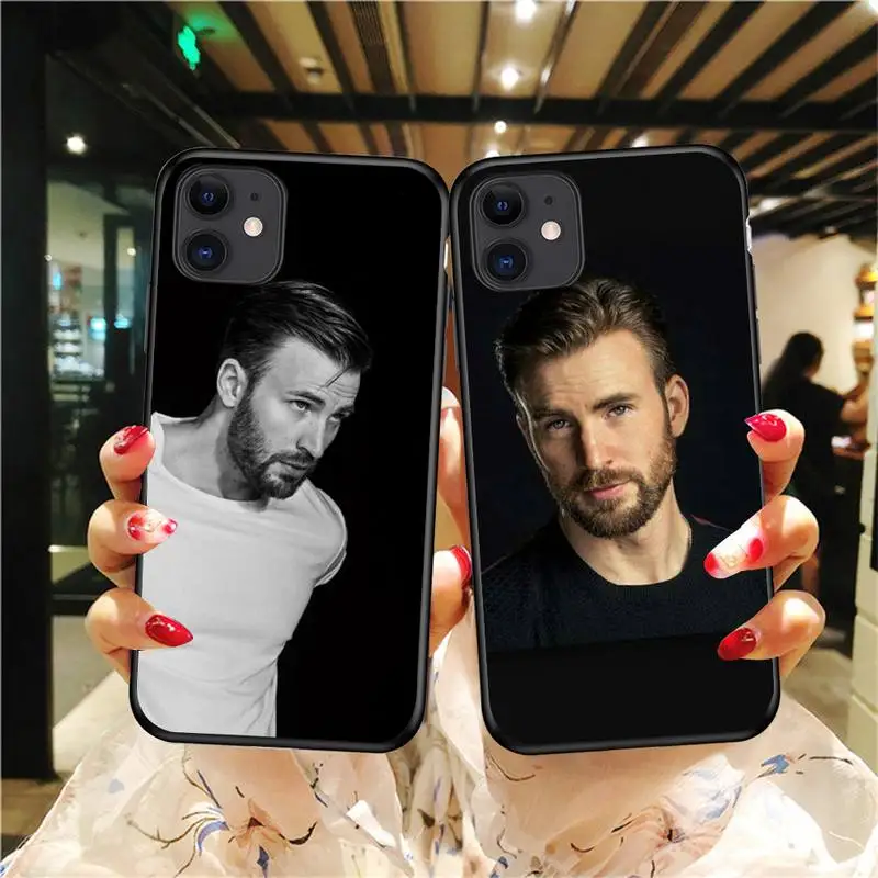 

Chris Evans Phone Case For iPhone SE 6 6s 7 8 Plus X XR XS 11 12 Pro Max 12 mini Soft Silicone Case Cover Shell