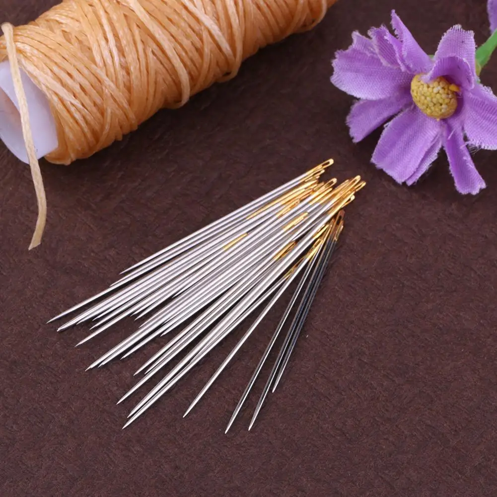 16pcs/set Different Sizes Metal Hand Sewing Needles Kit Household ​Leather Carpet With Distributor Repair Tools accessory | Дом и сад