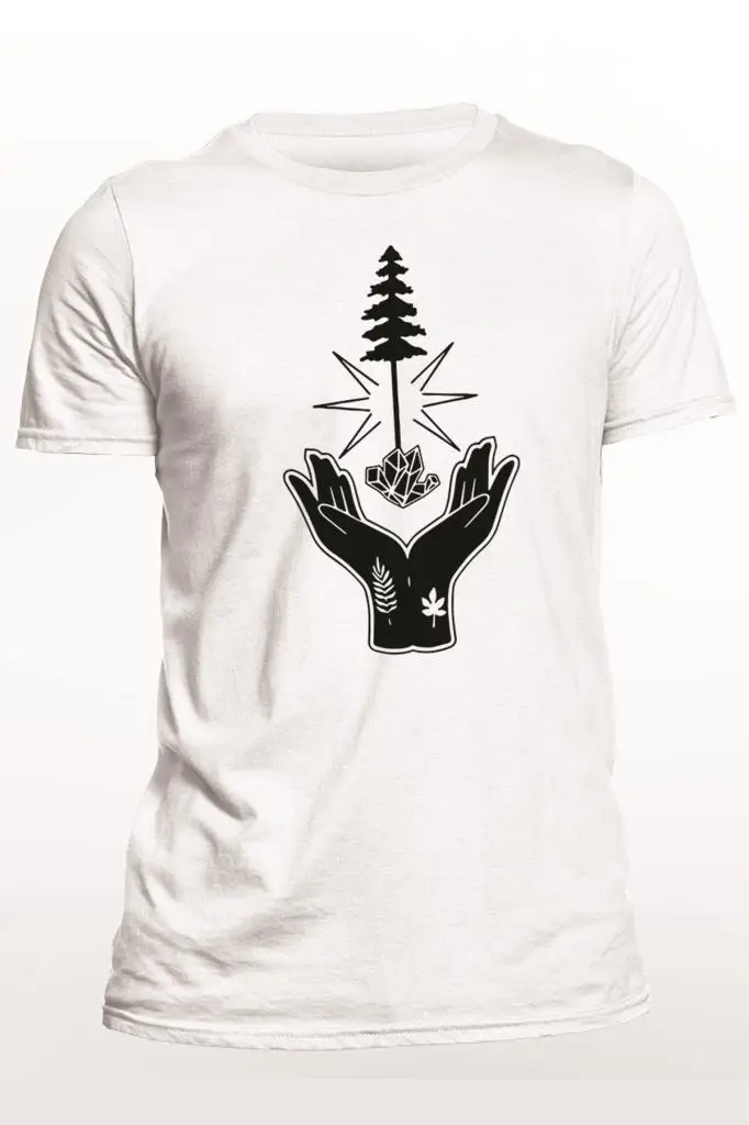 

Hands White Outdoor Mens Tshirt-T-Shirt