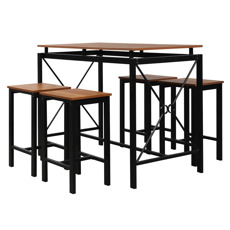 

Dining table with four chairs set