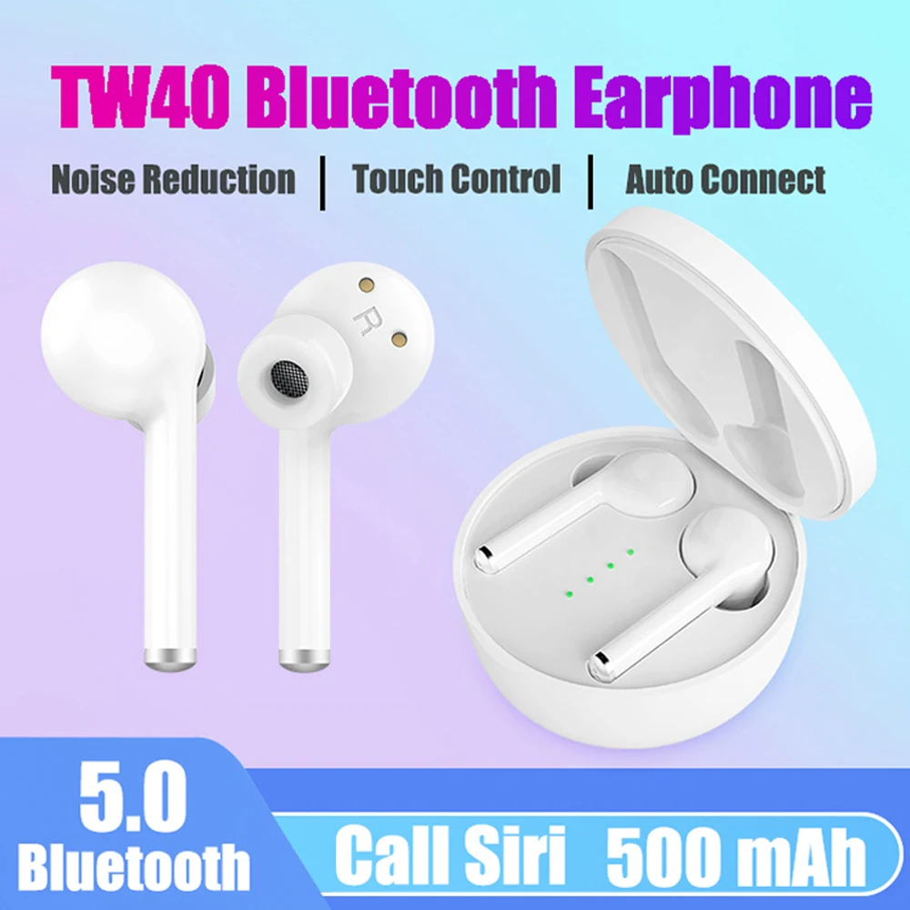 TWS Bluetooth 5 0 наушники стерео Спортивные Беспроводные вкладыши двойной микрофон в