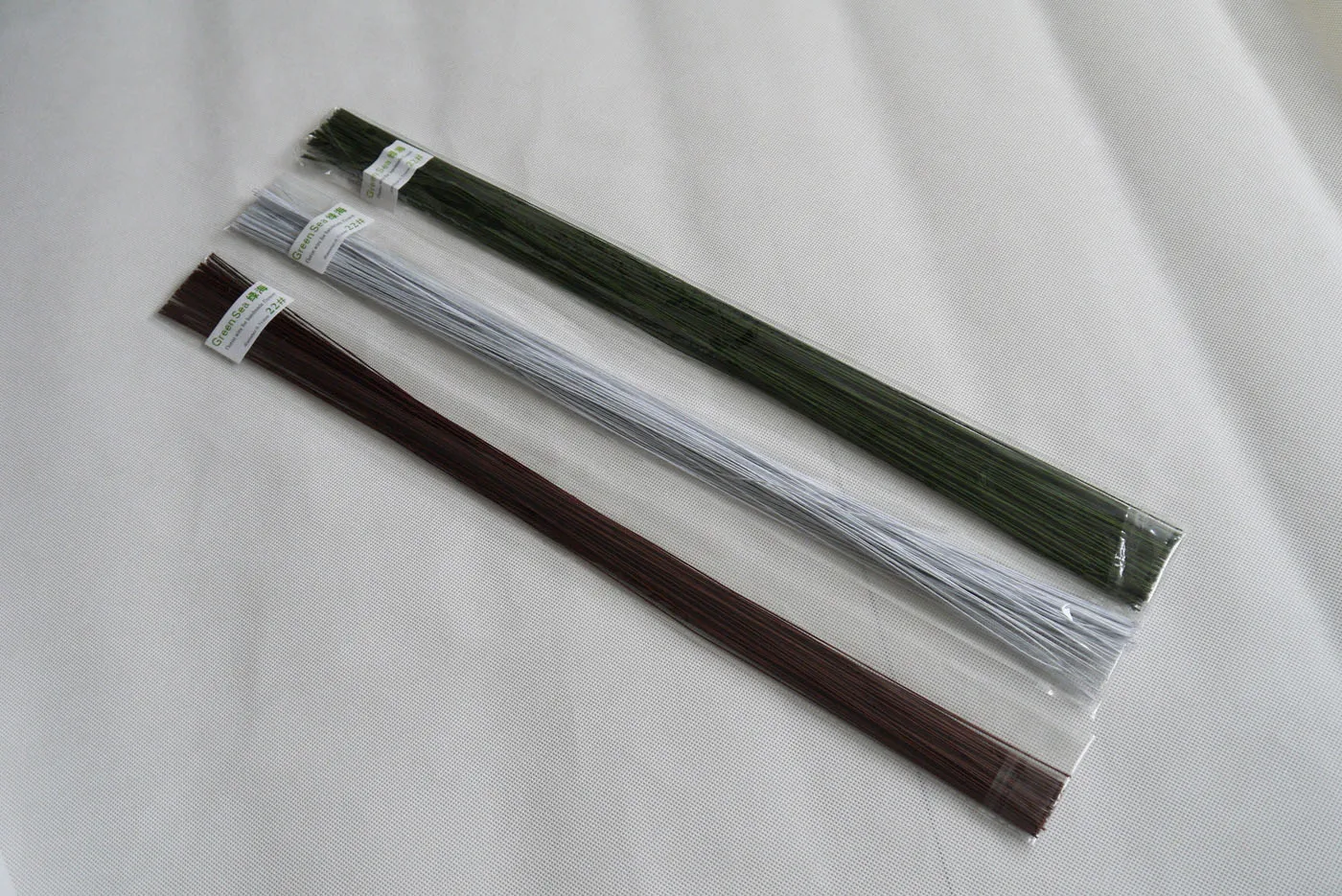 

Handmade artificial flower making material green floral iron wire 22gauge