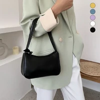 soft leather shoulder bag for women exquisite underarm bags candy colors daily tote pack casual design lady handbag dropshipping