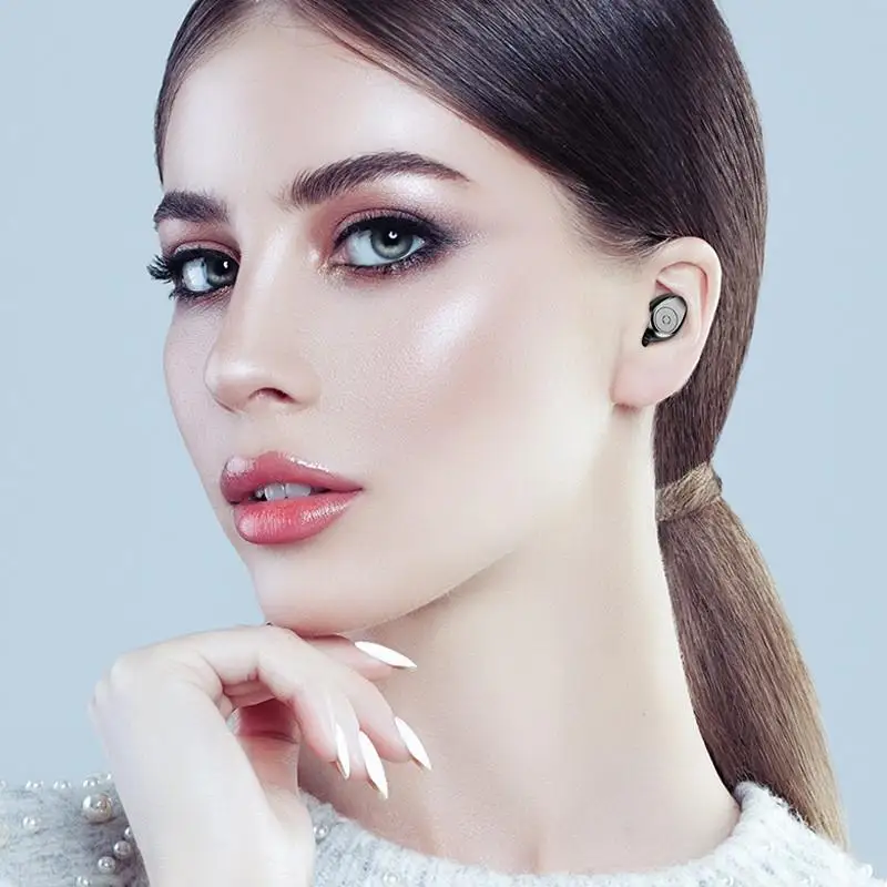 TWS стереонаушники F9 с поддержкой Bluetooth и микрофоном 1300 мАч|Наушники гарнитуры| |