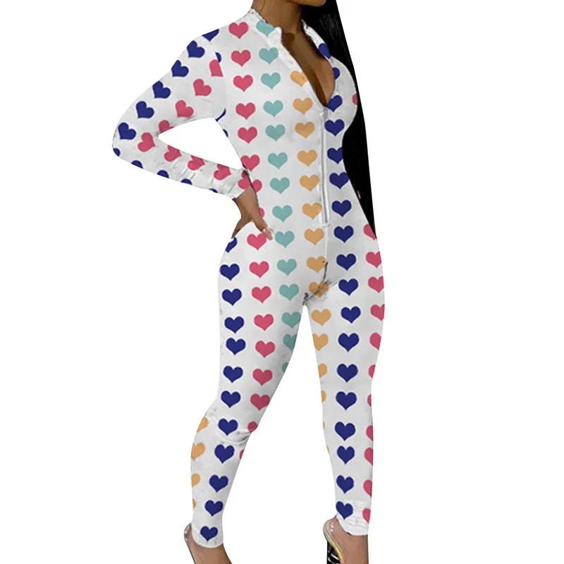 

Large Plus Size Kigurumi Adults Sexy Pajamas Onesies Lip Print Women Jumpsuit One-Piece Pijamas Romper Onesie Bodysuit