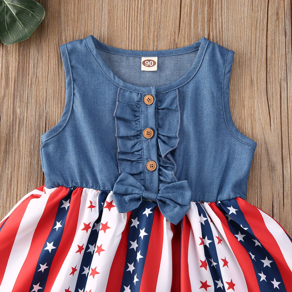 Платье-пачка с бантом для девочек 4 июля | Детская одежда и обувь