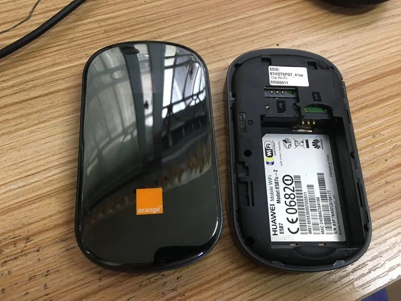 Б/у huawei E587 42 Мбит/с 3G wifi роутер разблокированный Карманный Wifi 3G мобильный модем Широкополосный 42 Мбит/с 3G wifi беспроводной маршрутизатор