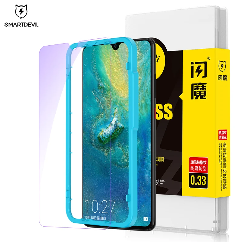 Защитное стекло SmartDevil 2 шт. синее закаленное для Huawei honor 6X 8 9 list V10 20S play 3 защитная