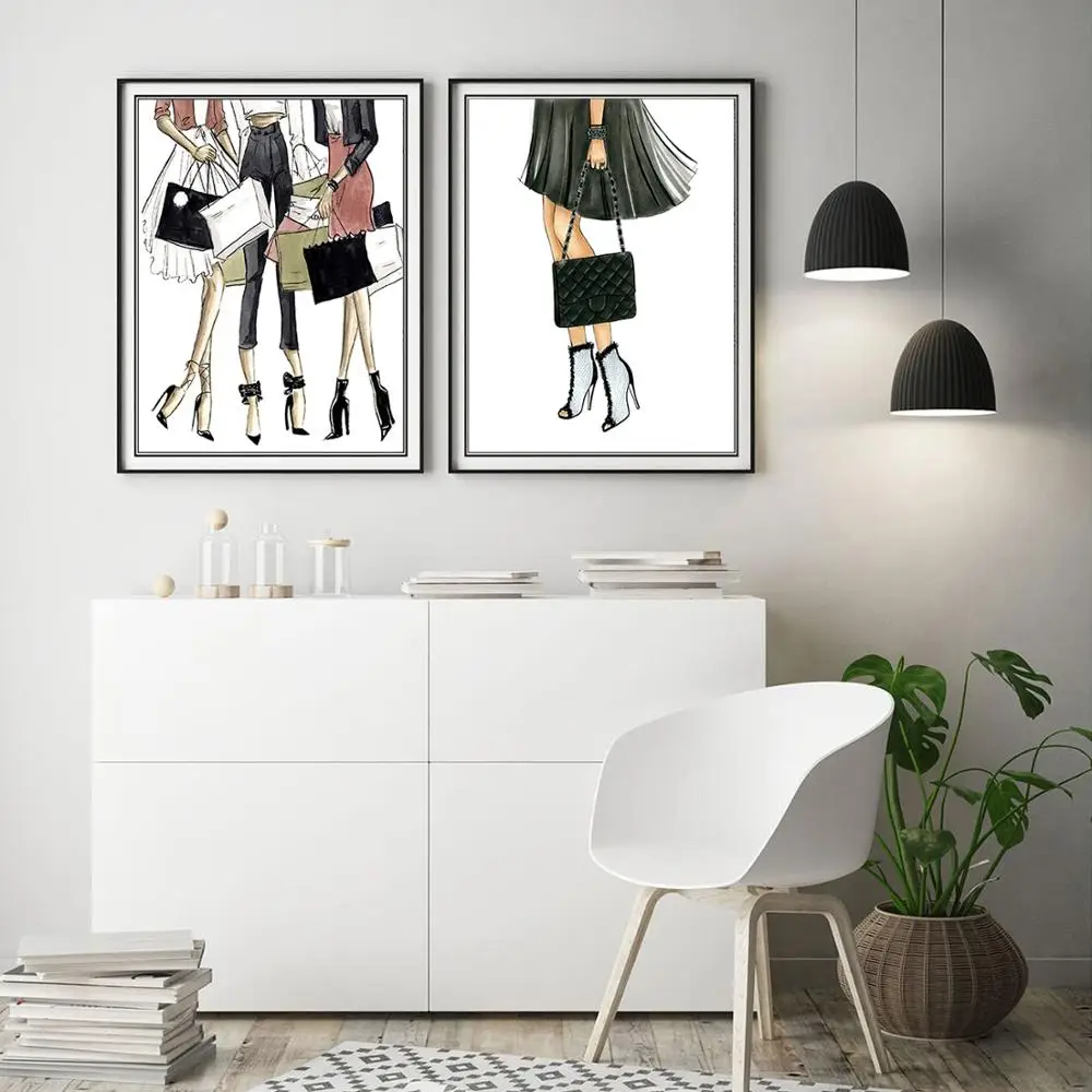 Canvas HD Prints Beauty Leg Art Pictures Artistic Womens Wall Painting Home Decor Modular Poster Living Room No Framework |