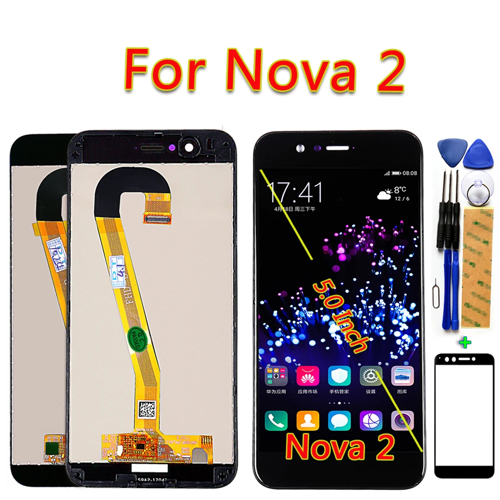 Для Huawei Nova 2 ЖК дисплей для PIC AL00 L09 L29 TL00 LX9 сенсорный экран 5 0 дюймов дигитайзер