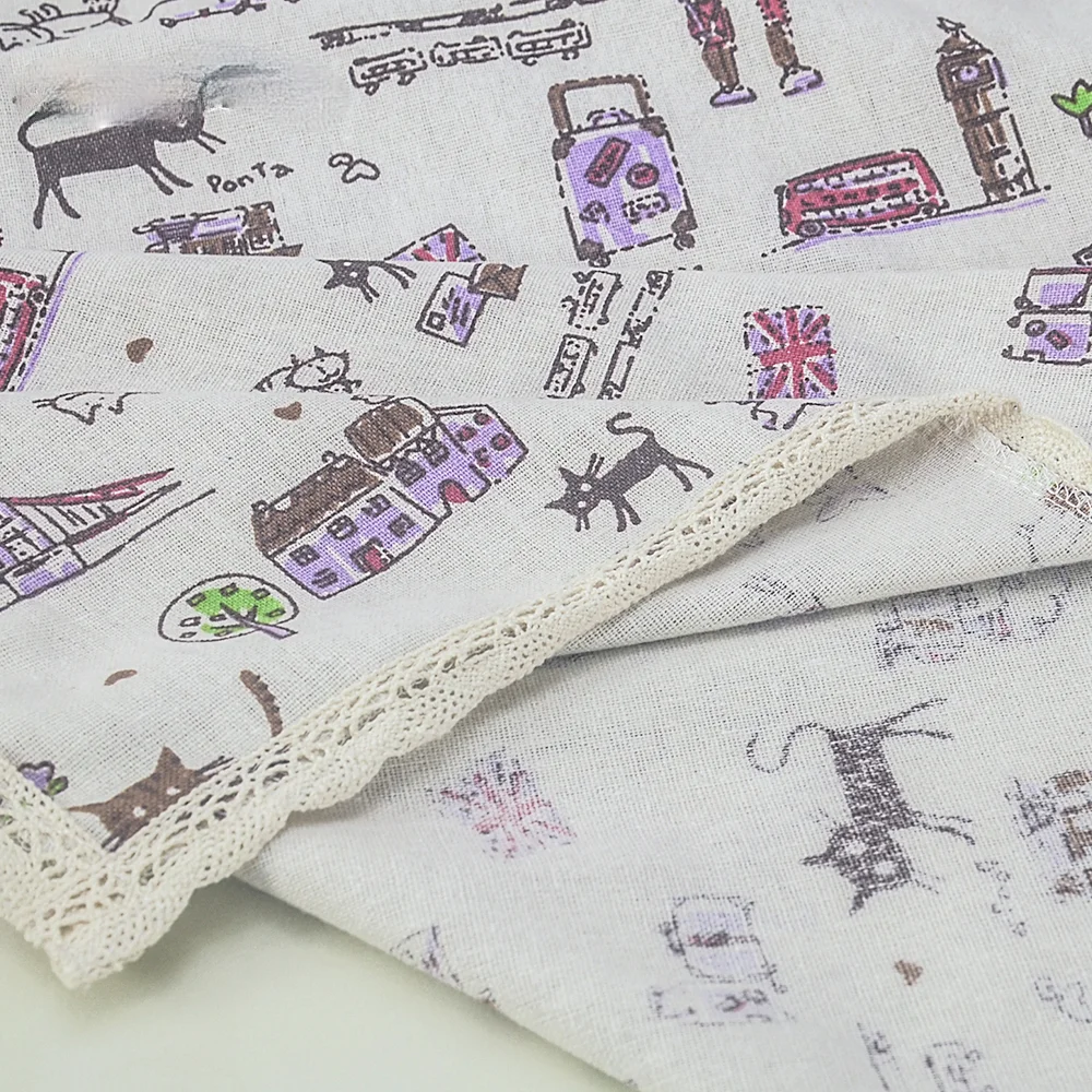 

Booksew Thick Linen Tablelcoth With Lace Cats Design Dining Table Clothes For Home Party Kitchen Rectangular Round Table Covers