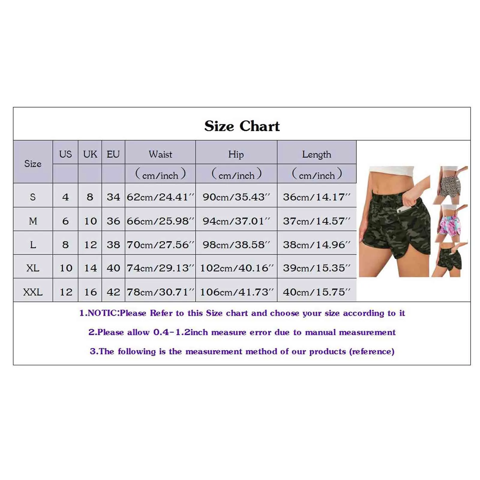 

Summer Women Running Shorts Elastic Waist Running Workout Camouflage Shorts Gym Fitness Women Breathable Sportswear With Pockets