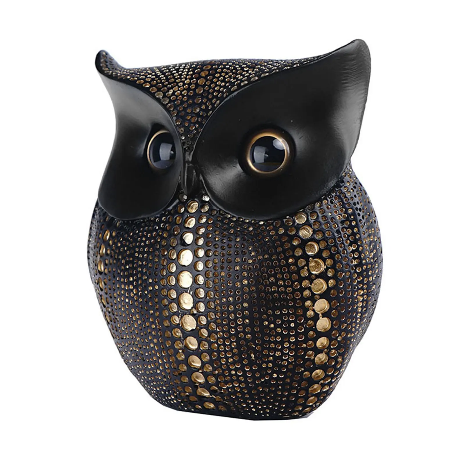 

Desktop Decor, Cartoon Owl Shaped Resin Artware Decorative Sculpture Home Decorations for Living Room Bedroom