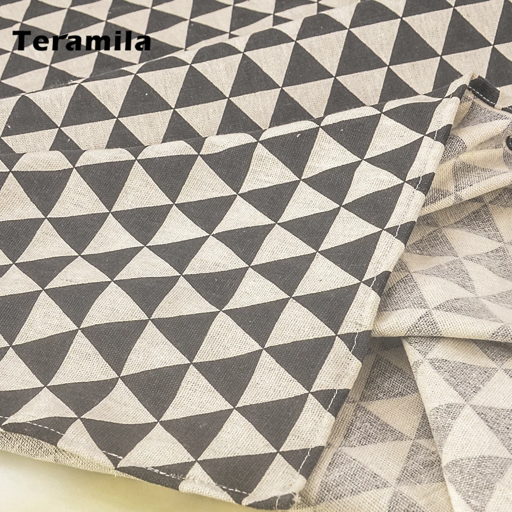 Teramila плотные геометрические скатерти прямоугольные и овальные для обеденного