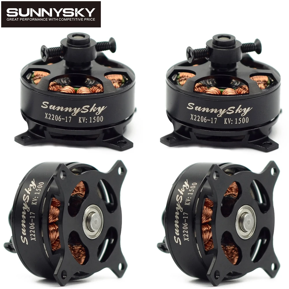 Бесщеточный мотор Sunnysky X2206 1500KV/1900KV 4 шт./лот|Детали и аксессуары| |